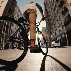 Chrome Industries Dima Blue Canvas Slip On Cycling Walking Casual Shoes  10.5